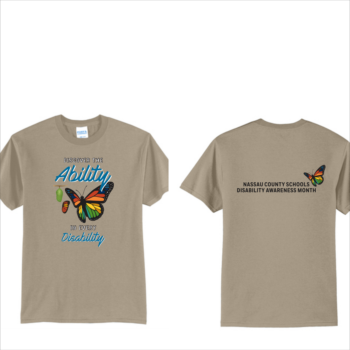 NASSAU COUNTY SCHOOLS DISABILITY SHIRTS - 463-640001