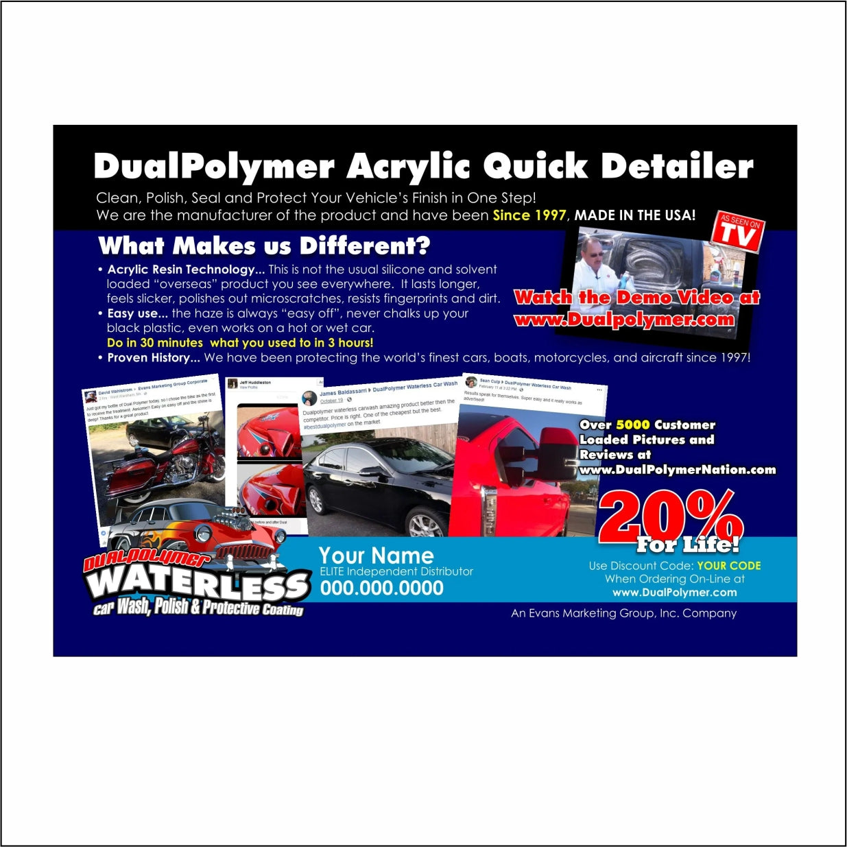 500 DUALPOLYMER SHOW FLYERS