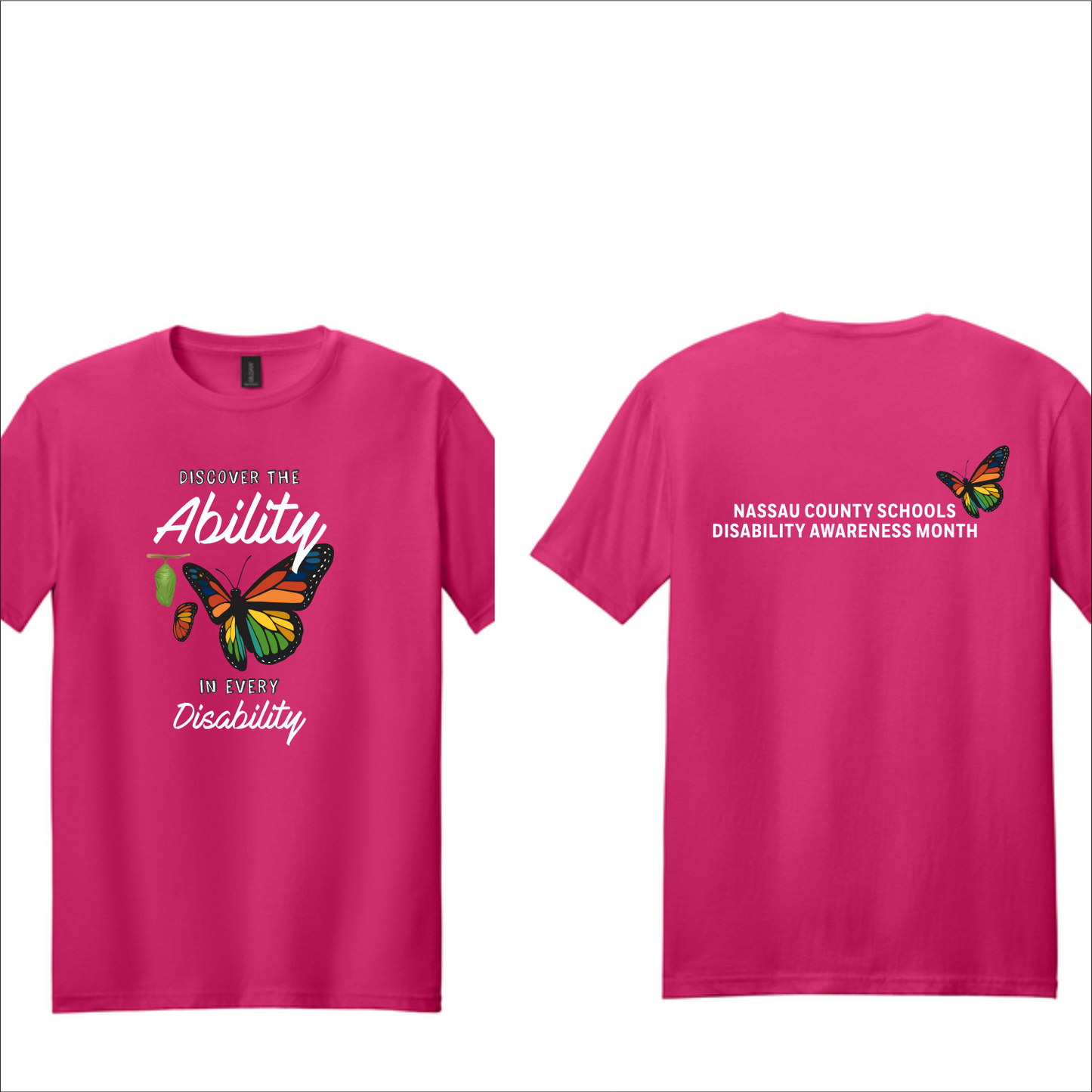 NASSAU COUNTY SCHOOLS DISABILITY SHIRTS - 463-640001