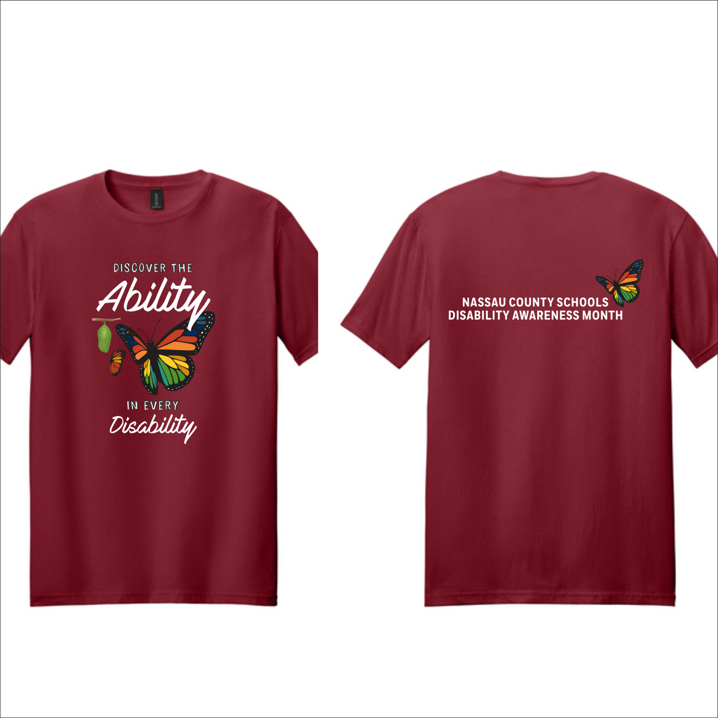 NASSAU COUNTY SCHOOLS DISABILITY SHIRTS - 463-640001