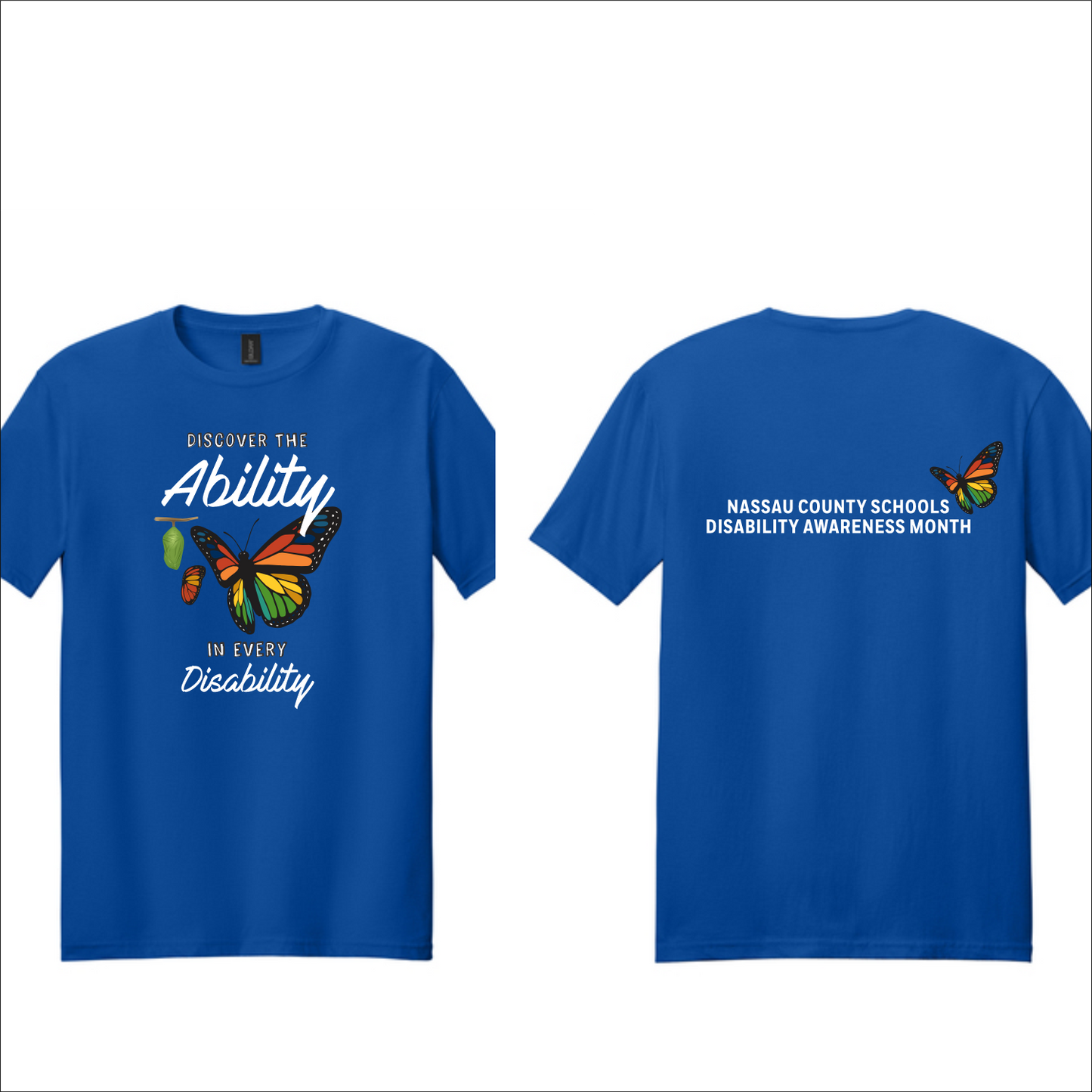 NASSAU COUNTY SCHOOLS DISABILITY SHIRTS - 463-640001
