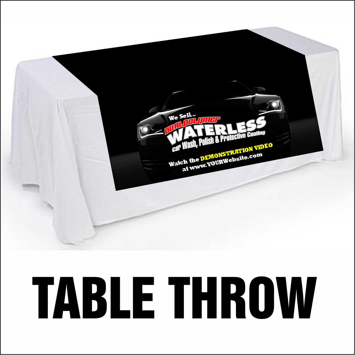 6FT TABLE DUALPOLYMER TABLE THROW