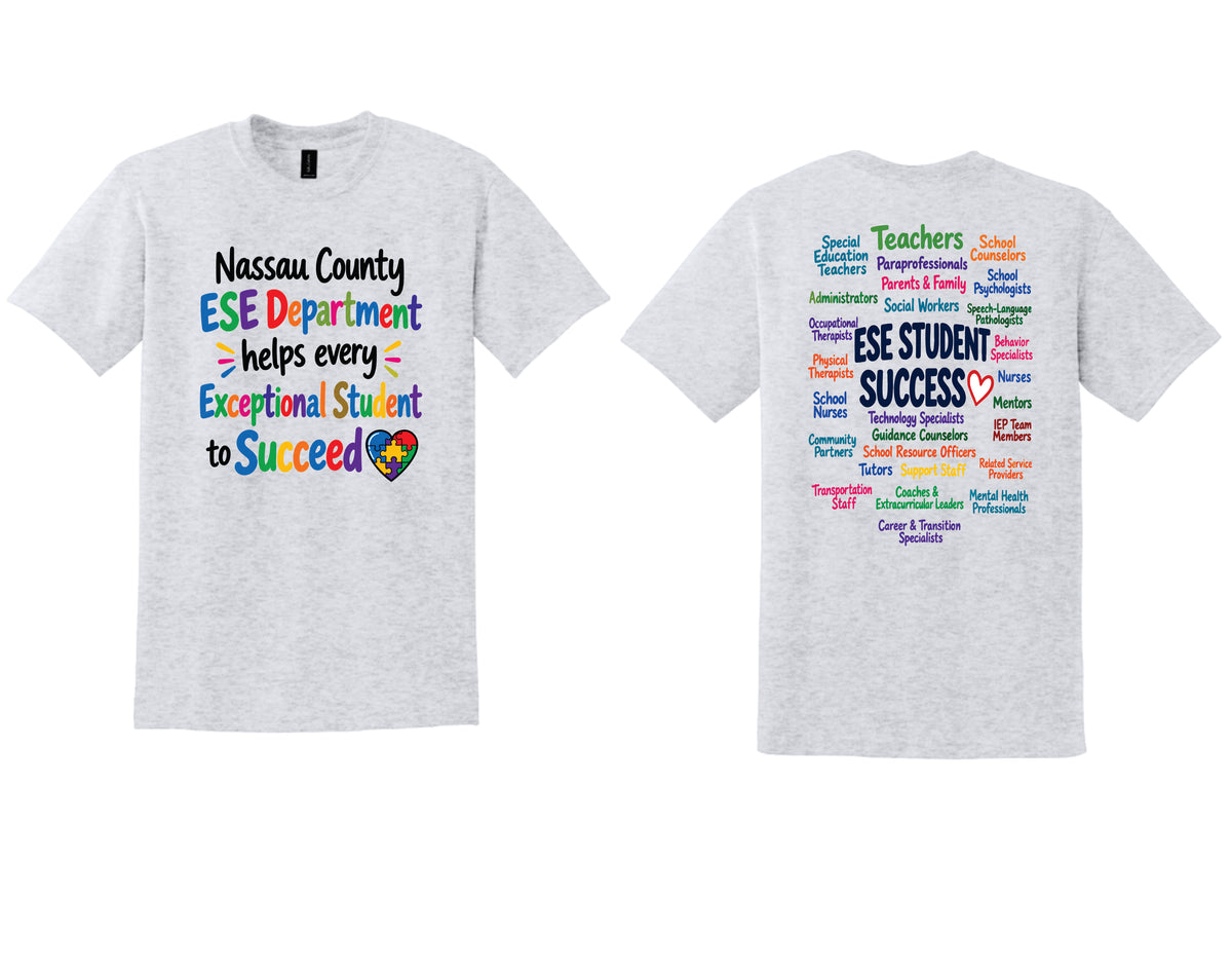 NASSAU COUNTY SCHOOLS DISABILITY SHIRTS - 463-640001