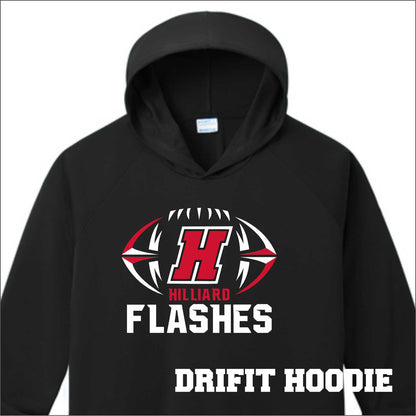 HILLIARD FLASHES FOOTBALL CHEST- PICK YOUR GARMENT