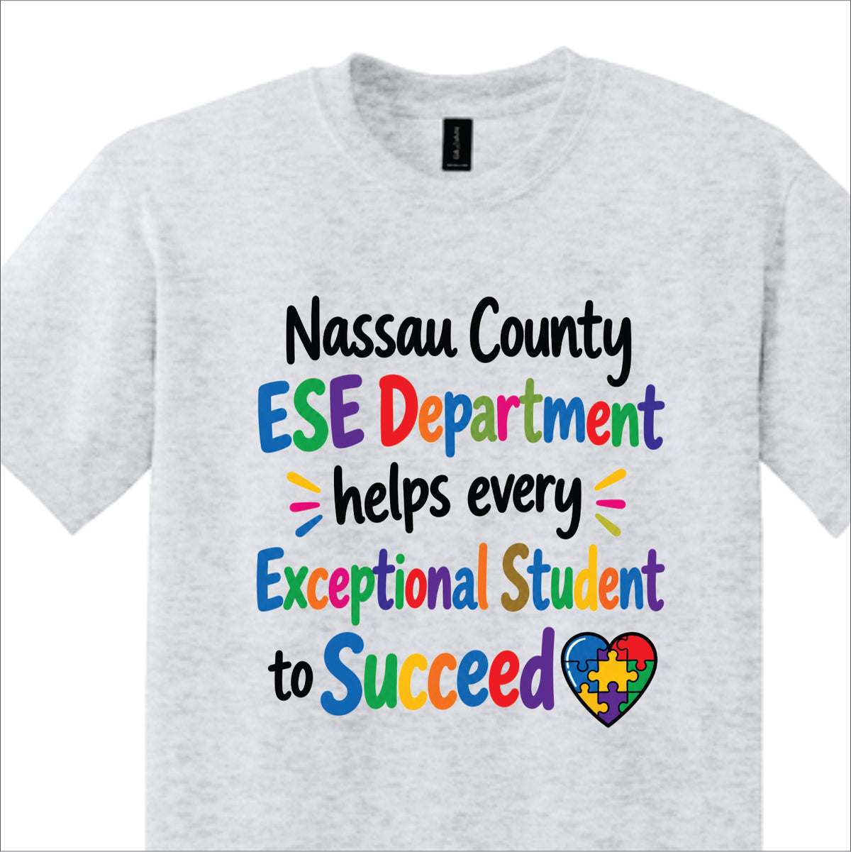 NASSAU COUNTY SCHOOLS DISABILITY SHIRTS - 463-640001