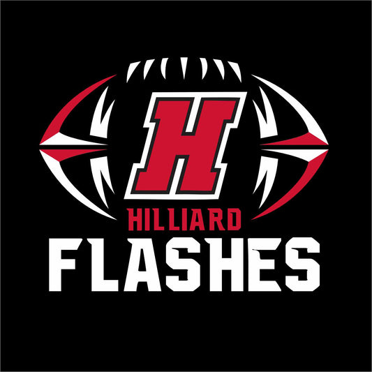 HILLIARD FLASHES FOOTBALL CHEST- PICK YOUR GARMENT