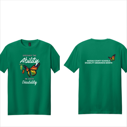 NASSAU COUNTY SCHOOLS DISABILITY SHIRTS - 463-640001