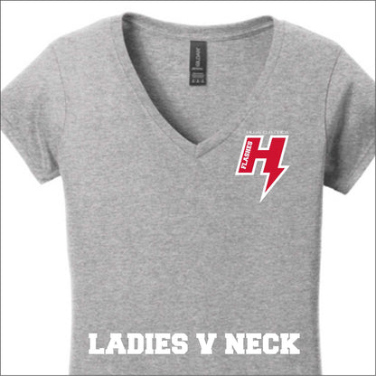 HILLIARD FLASHES LADIES V-NECK