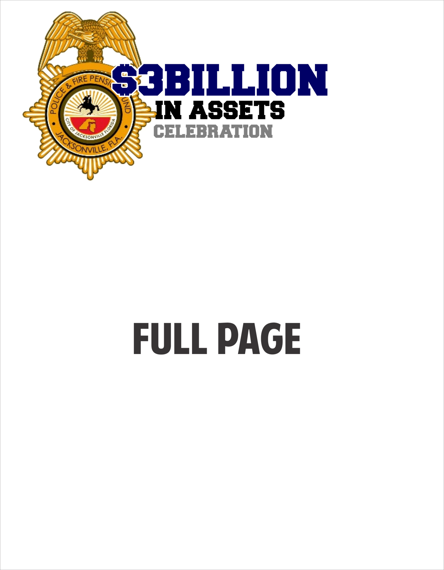 PFPF PROGRAM FULL PAGE $3000