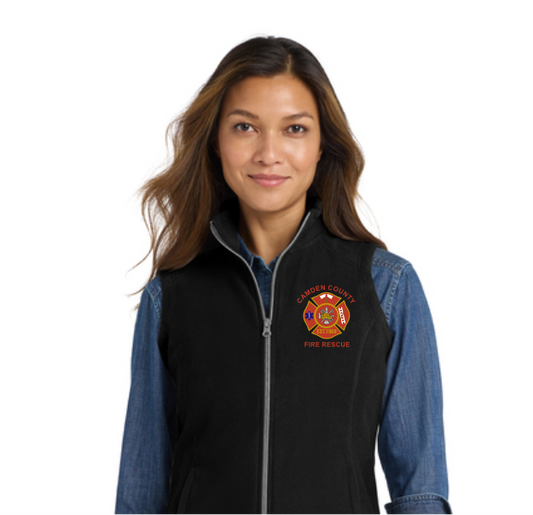 CCFR EMBROIDERED - MICROFLEECE VEST - L226