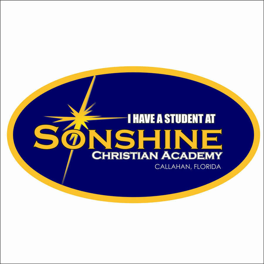 SONSHINE ACADEMY STUDENT OVAL STICKERS