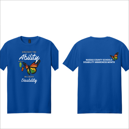 NASSAU COUNTY SCHOOLS DISABILITY SHIRTS - 463-640001