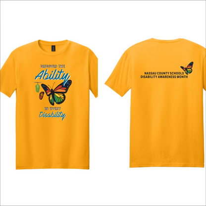 NASSAU COUNTY SCHOOLS DISABILITY SHIRTS - 463-640001