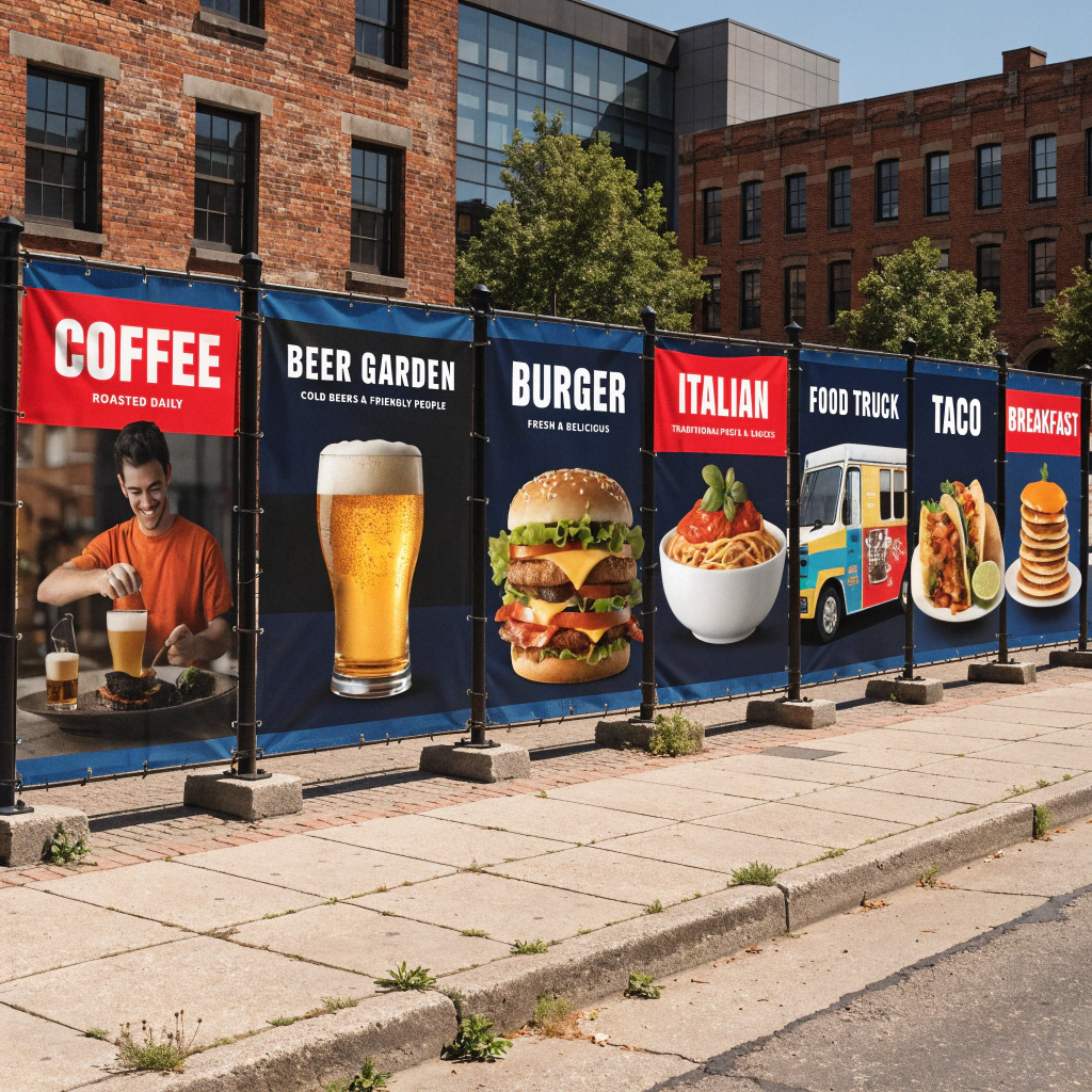 HEAVY DUTY FULL COLOR OUTDOOR BANNERS WITH GROMMETS