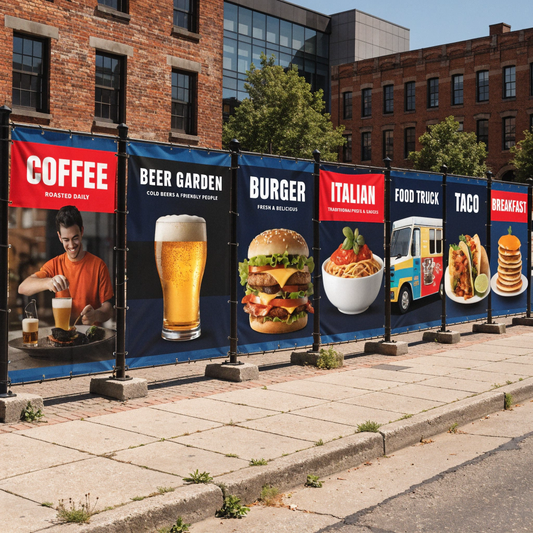 HEAVY DUTY FULL COLOR OUTDOOR BANNERS WITH GROMMETS