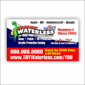 SET OF 2   14X24 DUALPOLYMER CAR MAGNETIC SIGNS
