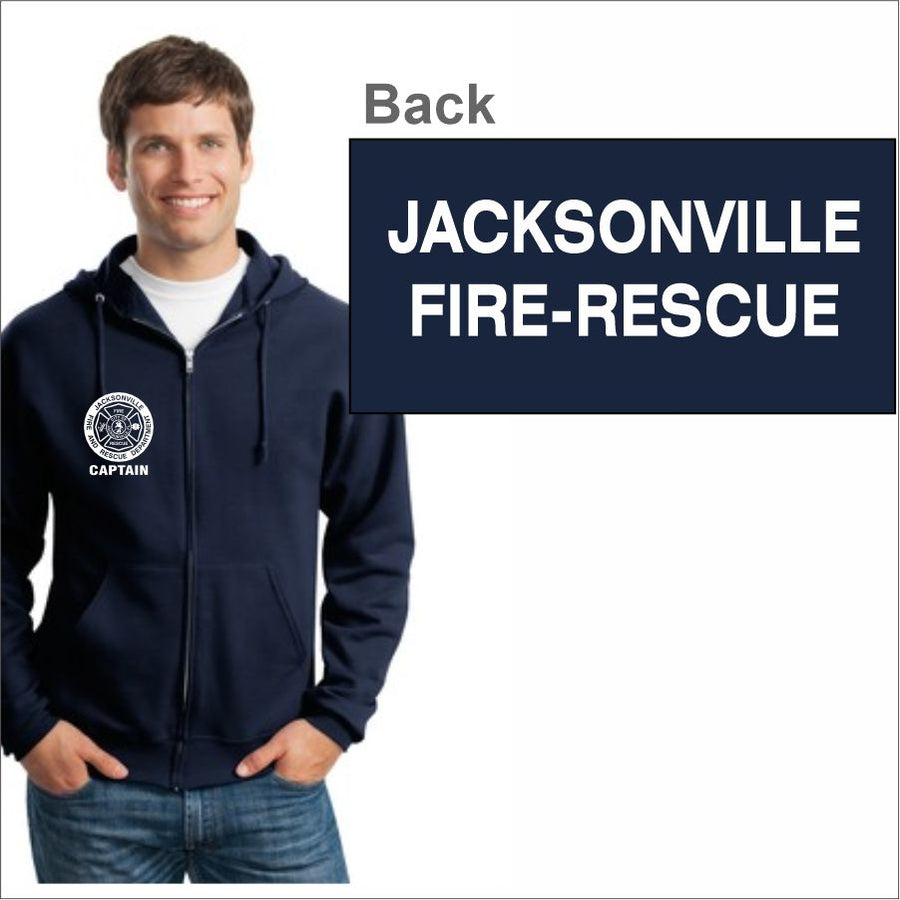 JFRD SERVICE SHIRTS ADULT AND YOUTH FULL ZIP HOODIES