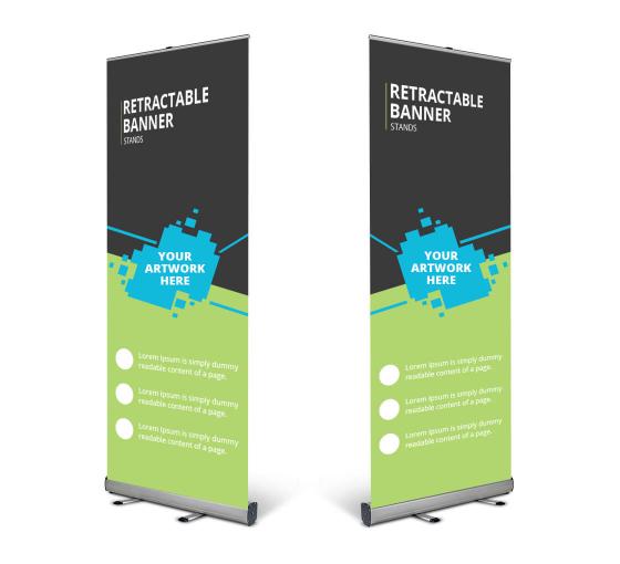 SimpliNano 33x78 PULL UP Banner with Carry Case